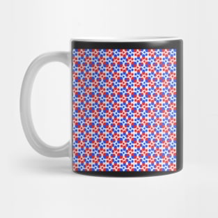 pop art polka dot pattern Mug